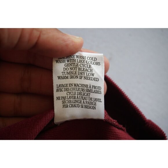 Altard State Women Burgundy Corduroy Mini Dress – Size M - Picture 4 of 5